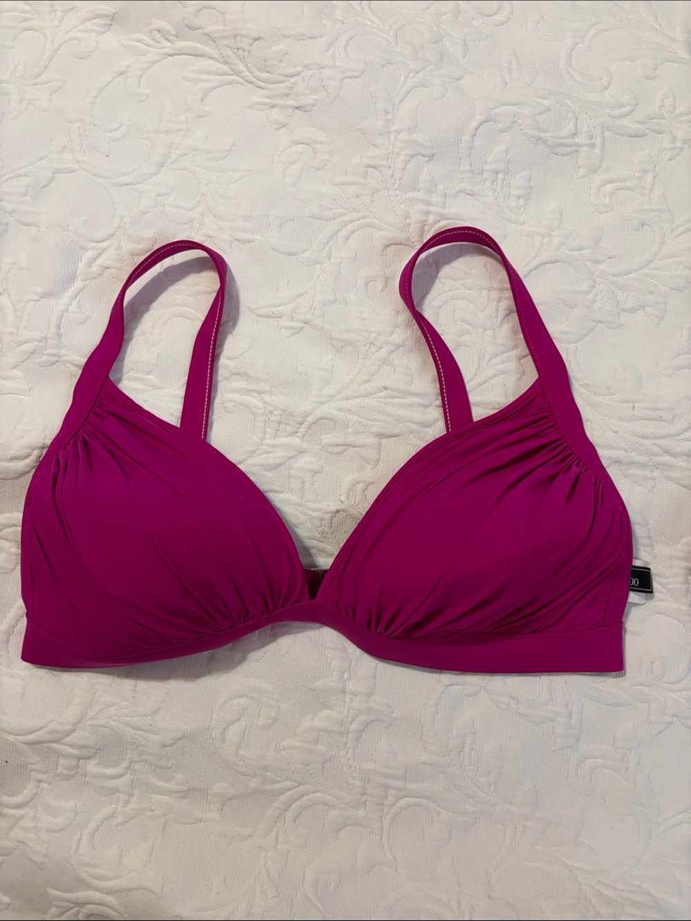 2bamboo‎ Fuchsia Ruched Bikini Set - Picture 4 of 7